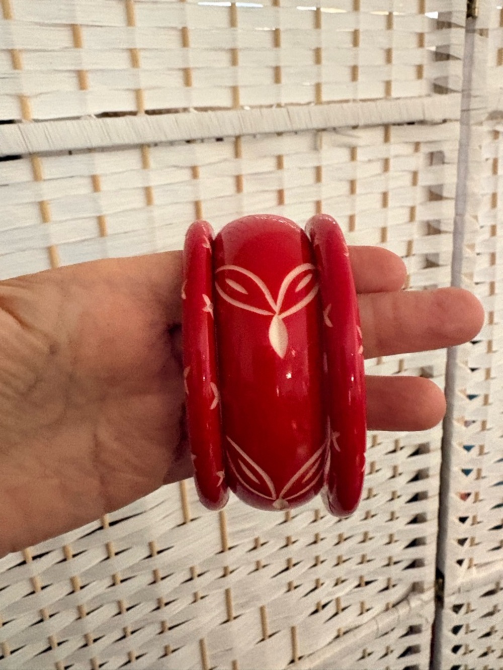 Splendette Resin Bangle 3 Piece Set - like new! - Picture 3 of 5